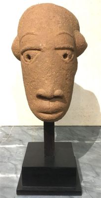  Nok Terracotta Head - A Powerful Portrait of Serenity and Ancestral Wisdom?